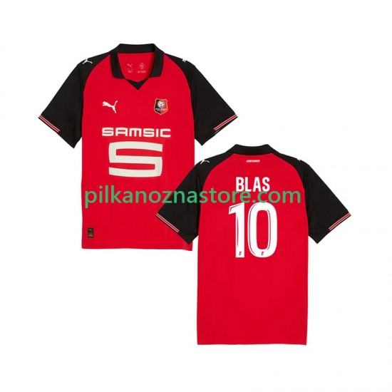Stade Rennais Ludovic Blas 10 Koszulka Męska Domowy 2025-2026 Krótkie Rękawy