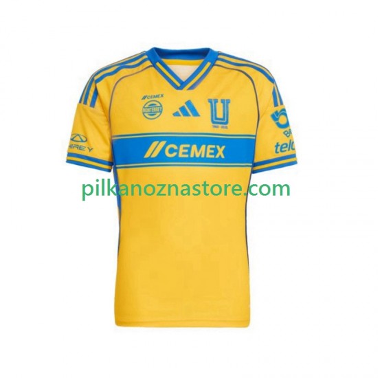 Tigres UANL Koszulka Męska Domowy 2025-2026 Krótkie Rękawy