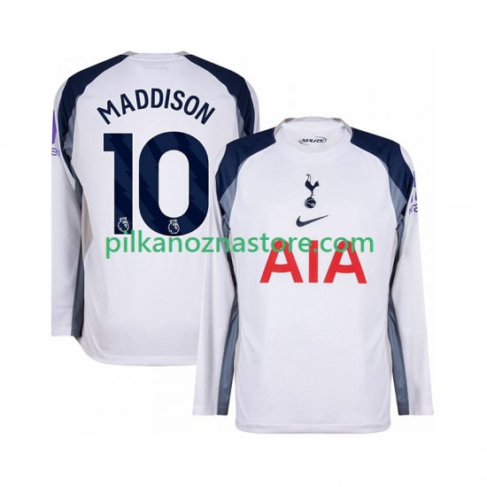 Tottenham Hotspur Maddison 10 Koszulka Męska Domowy 2025-2026 Długie Rękawy