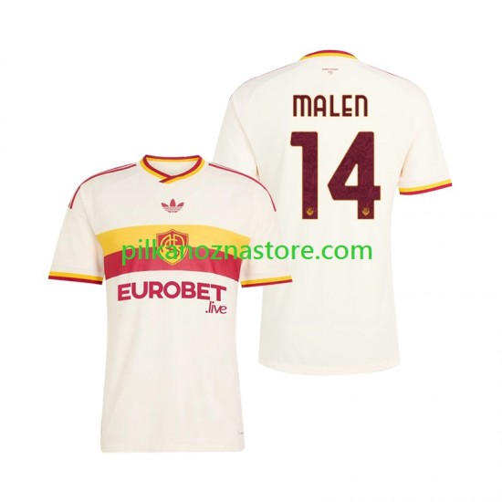 AS Roma Donyell Malen 14 Koszulka Męska Wyjazdowy 2026-2027 Krótkie Rękawy