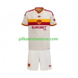 AS Roma dla Dzieci Koszulka Wyjazdowy 2026-2027 Krótkie Rękawy