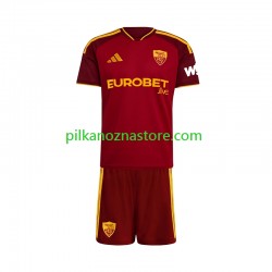 AS Roma dla Dzieci Koszulka Domowy 2026-2027 Krótkie Rękawy