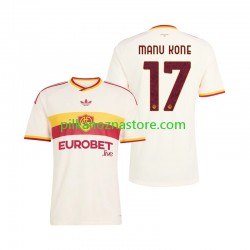AS Roma Manu Kone 17 Koszulka Męska Wyjazdowy 2026-2027 Krótkie Rękawy