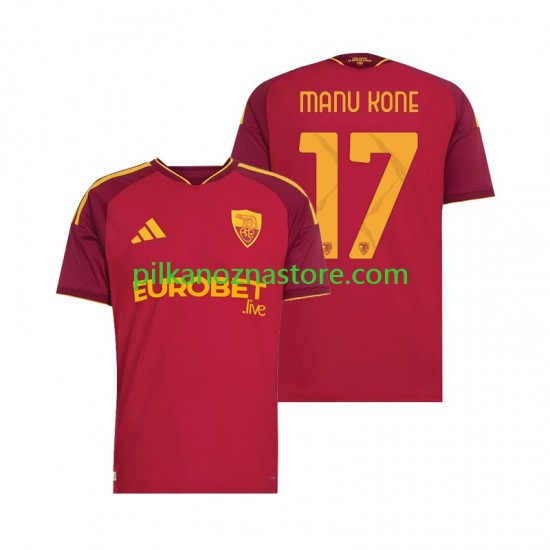 AS Roma Manu Kone 17 Koszulka Męska Domowy 2026-2027 Krótkie Rękawy