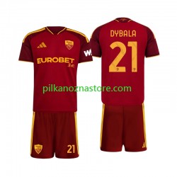 AS Roma dla Dzieci Paulo Dybala 21 Koszulka Domowy 2026-2027 Krótkie Rękawy AS Roma dla Dzieci Paulo Dybala 21 Koszulka Domowy 2026-2027 Krótkie Rękawy