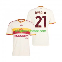 AS Roma Paulo Dybala 21 Koszulka Męska Wyjazdowy 2026-2027 Krótkie Rękawy AS Roma Paulo Dybala 21 Koszulka Męska Wyjazdowy 2026-2027 Krótkie Rękawy
