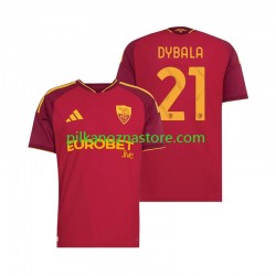 AS Roma Paulo Dybala 21 Koszulka Męska Domowy 2026-2027 Krótkie Rękawy AS Roma Paulo Dybala 21 Koszulka Męska Domowy 2026-2027 Krótkie Rękawy