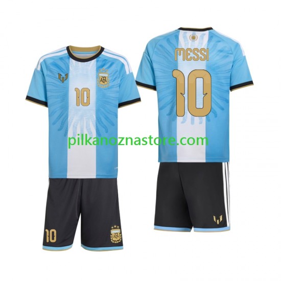 Argentyna dla Dzieci Lionel Messi 10 Special Koszulka Domowy 2026-2027 Krótkie Rękawy