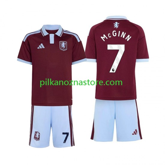Aston Villa dla Dzieci John McGinn 7 Koszulka Domowy 2026-2027 Krótkie Rękawy