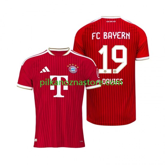 Bayern Monachium Alphonso Davies 19 Koszulka Męska Domowy 2026-2027 Krótkie Rękawy