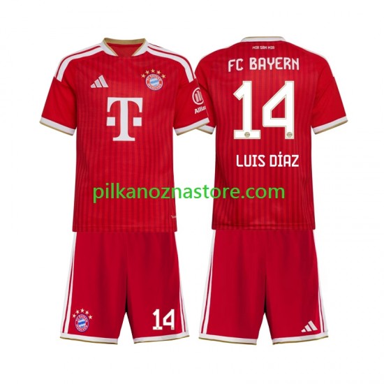 Bayern Monachium dla Dzieci Luis Diaz 14 Koszulka Domowy 2026-2027 Krótkie Rękawy
