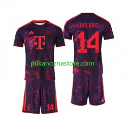 Bayern Monachium dla Dzieci Luis Diaz 14 Koszulka Trzeci 2026-2027 Krótkie Rękawy Bayern Monachium dla Dzieci Luis Diaz 14 Koszulka Trzeci 2026-2027 Krótkie Rękawy