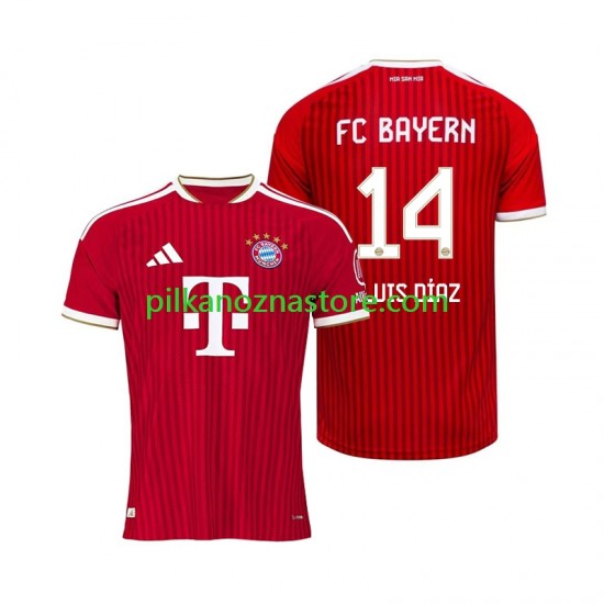 Bayern Monachium Luis Diaz 14 Koszulka Męska Domowy 2026-2027 Krótkie Rękawy