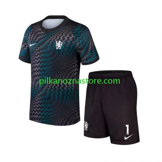 Strój Bramkarski Chelsea dla Dzieci Emiliano Martinez 1 Koszulka Domowy 2026-2027 Krótkie Rękawy