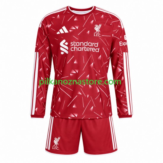 Liverpool dla Dzieci Koszulka Domowy 2026-2027 Długie Rękawy