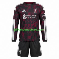 Liverpool dla Dzieci Koszulka Trzeci 2026-2027 Długie Rękawy