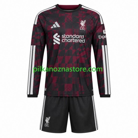 Liverpool dla Dzieci Koszulka Trzeci 2026-2027 Długie Rękawy
