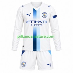 Manchester City dla Dzieci Koszulka Trzeci 2026-2027 Długie Rękawy
