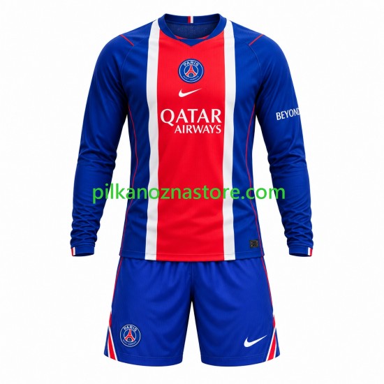 Paris Saint-Germain dla Dzieci Koszulka Domowy 2026-2027 Długie Rękawy