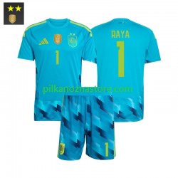 Strój Bramkarski Hiszpania dla Dzieci David Raya 1 Koszulka Domowy 2026-2027 Krótkie Rękawy Strój Bramkarski Hiszpania dla Dzieci David Raya 1 Koszulka Domowy 2026-2027 Krótkie Rękawy