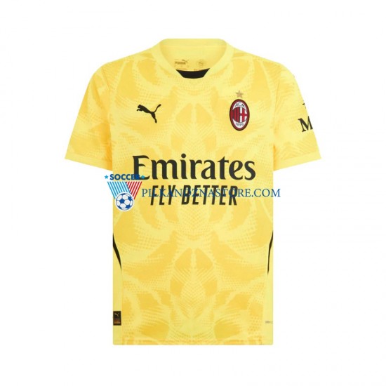 Strój Bramkarski AC Milan Koszulka Męska Wyjazdowy 2024-2025 Krótkie Rękawy
