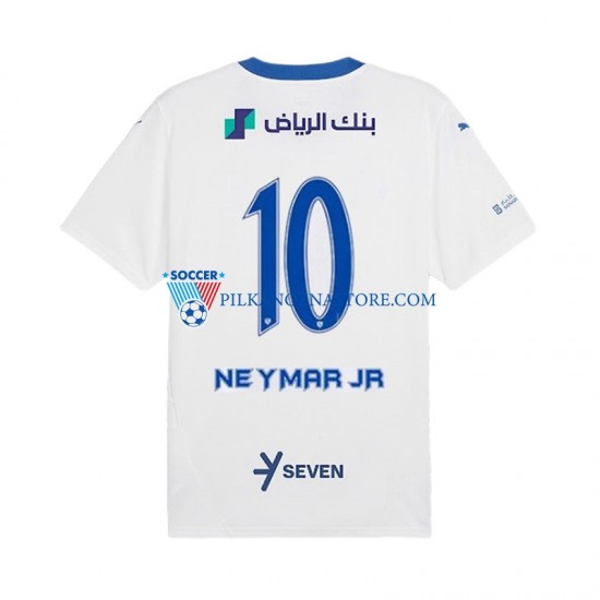 Al Hilal Neymar JR 10 Koszulka Męska Wyjazdowy 2024-2025 Krótkie Rękawy