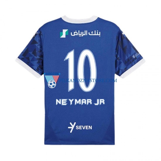 Al Hilal Neymar JR 10 Koszulka Męska Domowy 2024-2025 Krótkie Rękawy