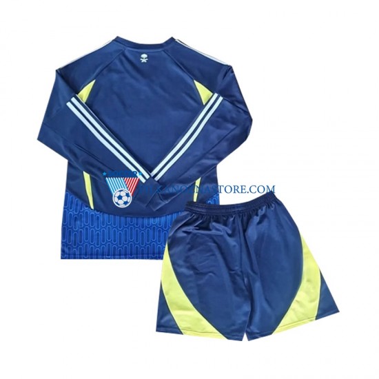 dla Dzieci Al Nassr Koszulka Wyjazdowy 2024-2025 Długie Rękawy