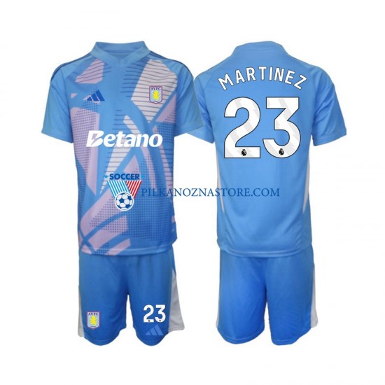 Strój Bramkarski Aston Villa dla Dzieci Emiliano Martinez 23 Koszulka Trzeci 2024-2025 Krótkie Rękawy