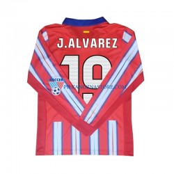 Atlético Madryt Julian Alvarez 19 Koszulka Męska Domowy 2024-2025 Długie Rękawy