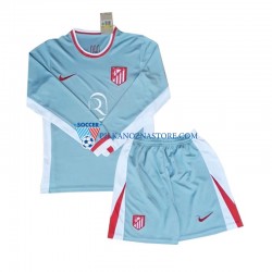 Atlético Madryt dla Dzieci Koszulka Wyjazdowy 2024-2025 Długie Rękawy