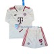 Bayern Monachium dla Dzieci Davies 19 Koszulka Trzeci 2024-2025 Długie Rękawy