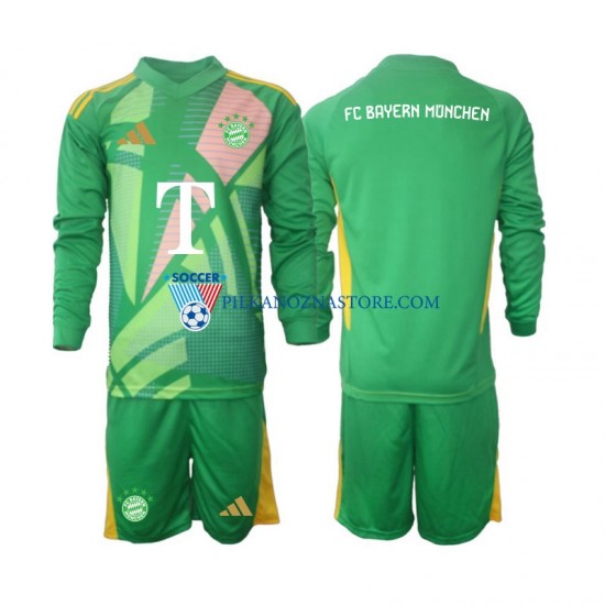 Strój Bramkarski Bayern Monachium dla Dzieci Koszulka Czwarty 2024-2025 Długie Rękawy