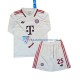 Bayern Monachium dla Dzieci Muller 25 Koszulka Trzeci 2024-2025 Długie Rękawy