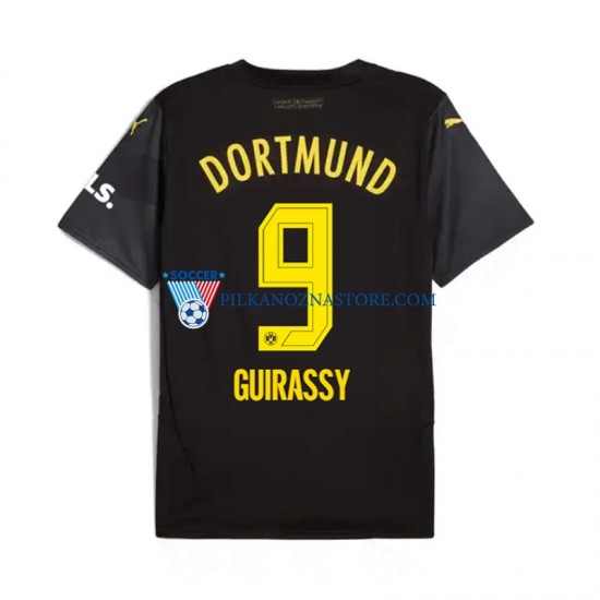 Borussia Dortmund Serhou Guirassy 9 Koszulka Męska Wyjazdowy 2024-2025 Krótkie Rękawy