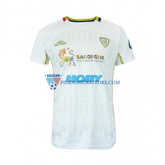 Cagliari Koszulka Męska Wyjazdowy 2024-2025 Krótkie Rękawy