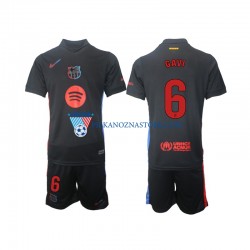 FC Barcelona dla Dzieci Gavi 6 Koszulka Wyjazdowy 2024-2025 Krótkie Rękawy