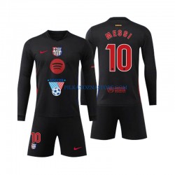 FC Barcelona dla Dzieci Lionel Mess 10 Koszulka Wyjazdowy 2024-2025 Długie Rękawy