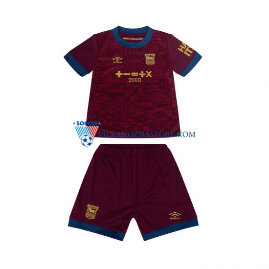 dla Dzieci Ipswich Town Koszulka Wyjazdowy 2024-2025 Krótkie Rękawy