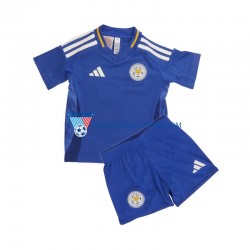 Leicester City dla Dzieci Koszulka Domowy 2024-2025 Krótkie Rękawy