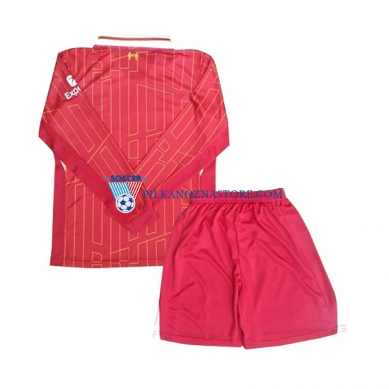 Liverpool dla Dzieci Koszulka Domowy 2024-2025 Długie Rękawy