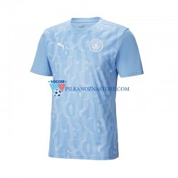 Manchester City Pre-Match Koszulka Męska Domowy 2024-2025 Krótkie Rękawy