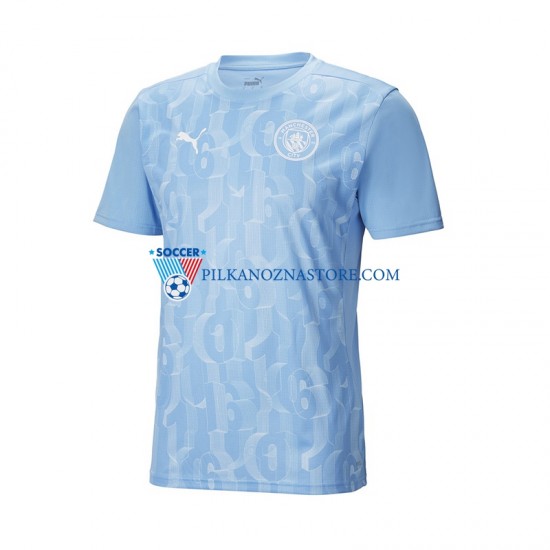 Manchester City Pre-Match Koszulka Męska Domowy 2024-2025 Krótkie Rękawy