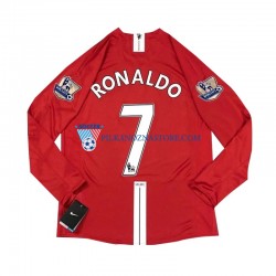 Manchester United Cristiano Ronaldo 7 2007 Retro Koszulka Męska Domowy Długie Rękawy