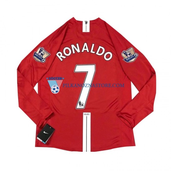 Manchester United Cristiano Ronaldo 7 2007 Retro Koszulka Męska Domowy Długie Rękawy