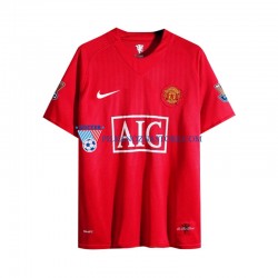 Manchester United 2007 Retro Koszulka Męska Domowy Długie Rękawy