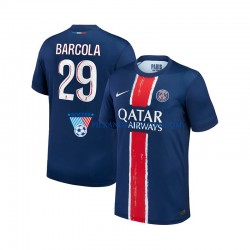 Paris Saint-Germain Bradley Barcola 29 Koszulka Męska Domowy 2024-2025 Krótkie Rękawy
