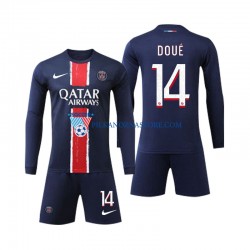 Paris Saint-Germain dla Dzieci D Doue 14 Koszulka Domowy 2024-2025 Długie Rękawy