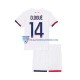 Paris Saint-Germain dla Dzieci Desire Doue 14 Koszulka Wyjazdowy 2024-2025 Krótkie Rękawy