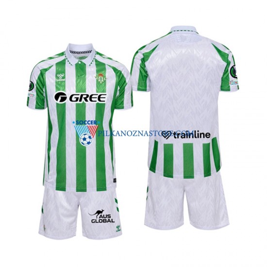 Real Betis dla Dzieci Koszulka Domowy 2024-2025 Krótkie Rękawy